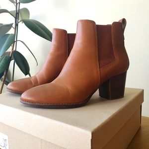 Madewell Regan Leather Boots (worn twice!) Size 8.5
